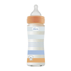 Μπιμπερό Γυάλινο BOY Well Being 240ML 0Μ+
