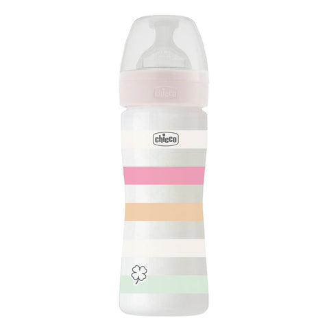 Μπιμπερό Πλαστικό GIRL Well Being 250ML 2m+