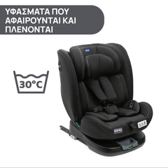 Κάθισμα αυτοκινήτου Unico Evo i-Size (40-150 cm) 95/ BLACK