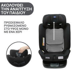 Unico Evo i-Size Air (40-150 cm) /72 BLACK AIR