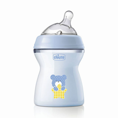 Μπιμπερό Πλαστικό Natural Feeling 250 ML 2m+ Σιέλ