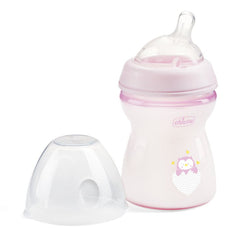 Μπιμπερό Πλαστικό Natural Feeling 250 ML 2m+ Ροζ